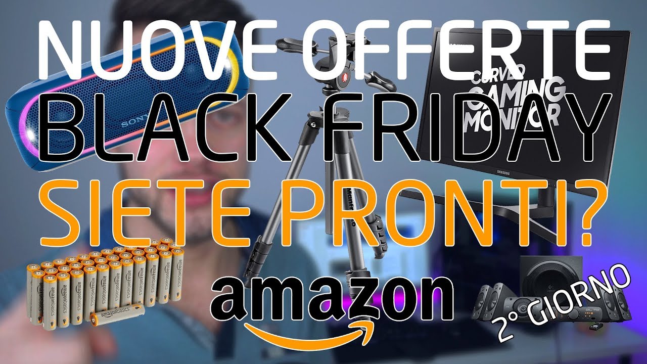 Black Friday - secondo giorno! [Monitor 4k, Notebook scontati, Mouse da gaming]