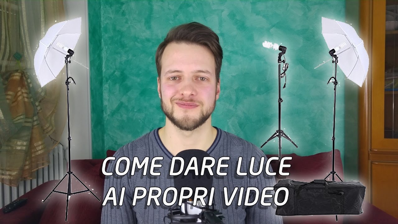 Come illuminare un video? KIT ILLUMINAZIONE FOTOGRAFICA | 4K