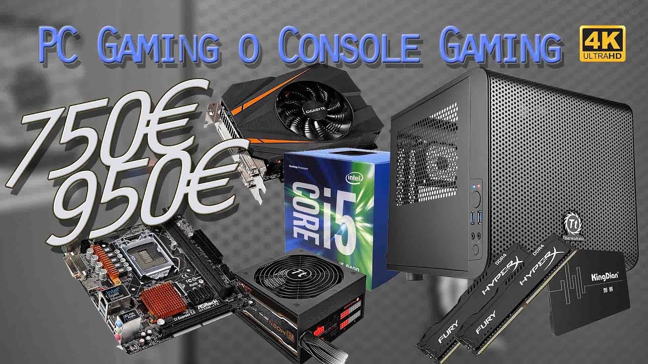 CONFIGURAZIONE CONSOLE O PC GAMING? 750€ e 950€ | 4K