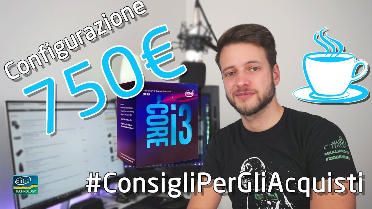 Configurazione PC da GAMING Coffee Lake 750€ - I3 8100 GTX 1060