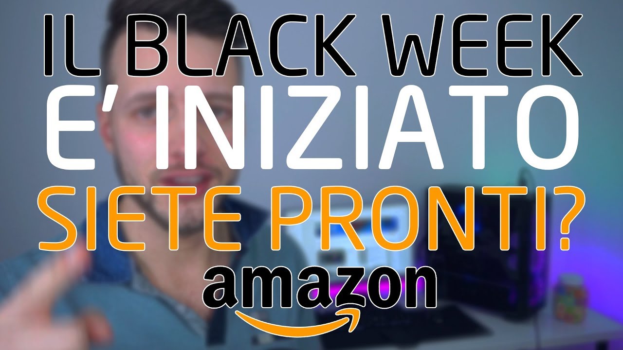 E' iniziata la settimana del Black Friday!