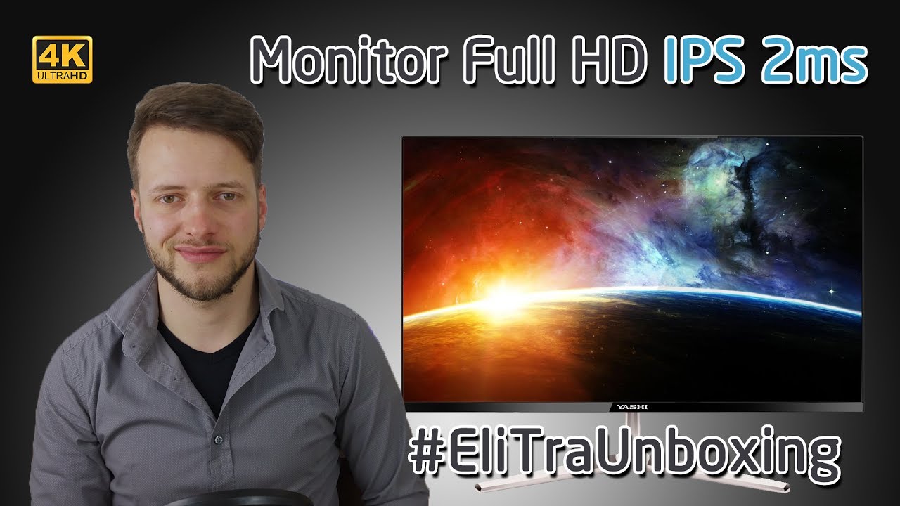 Monitor 24" Full HD IPS 2ms - Gaming e Lavoro - Yashi YZ2407 | 4K