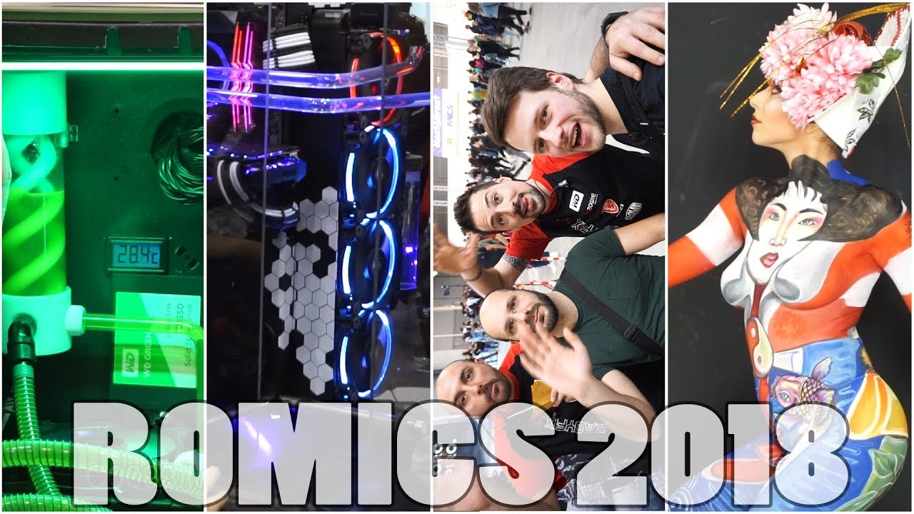 ROMICS 2018 - Modding - Cosplay - Body Painting - AMICI!
