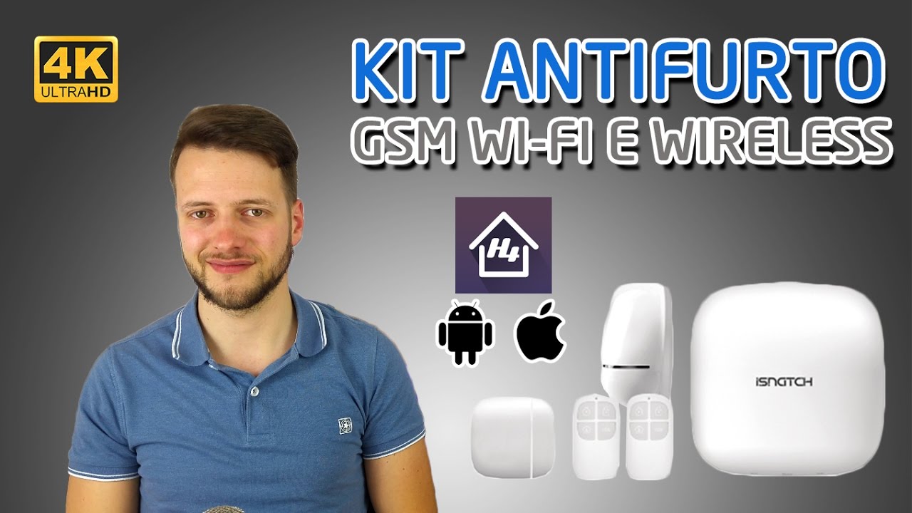 ANTIFURTO WIRELESS davvero smart - GSM e WIFI con APP | iSnatch smartdefense