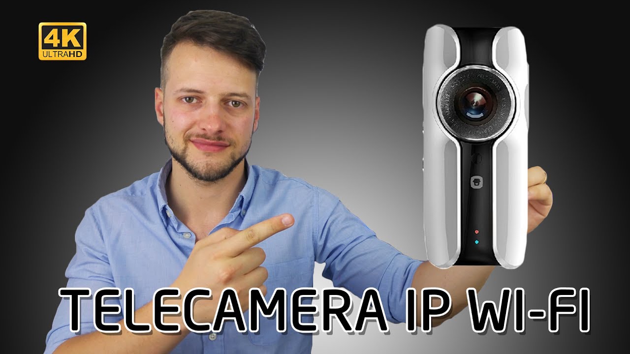 VIDEOCAMERA IP WIFI con APP per monitorare da remoto | 4K