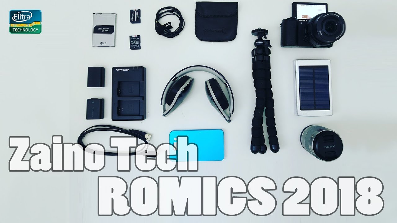ZAINO TECH - Cosa porto a ROMICS 2018