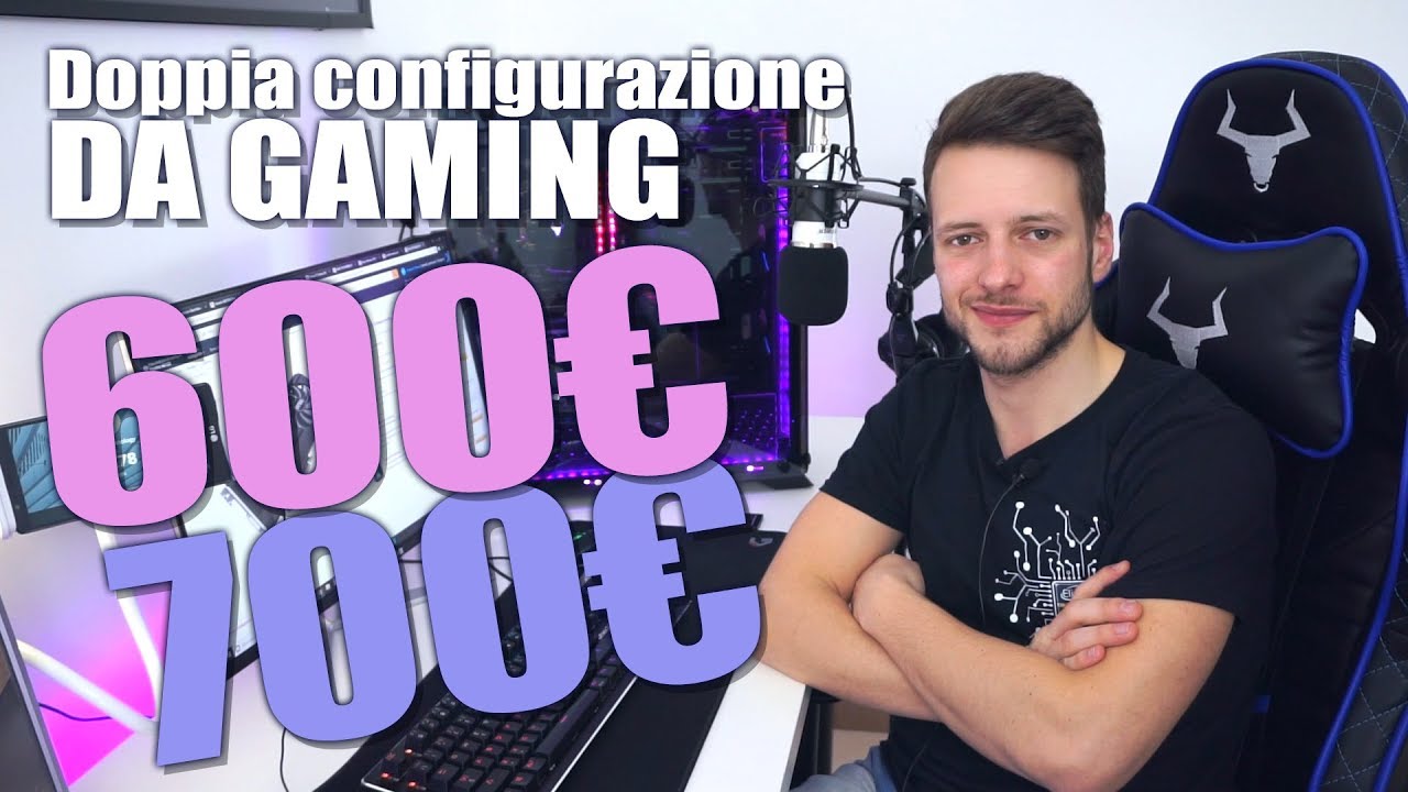 PC da gaming 600€ e 700€ - FULL HD PURO