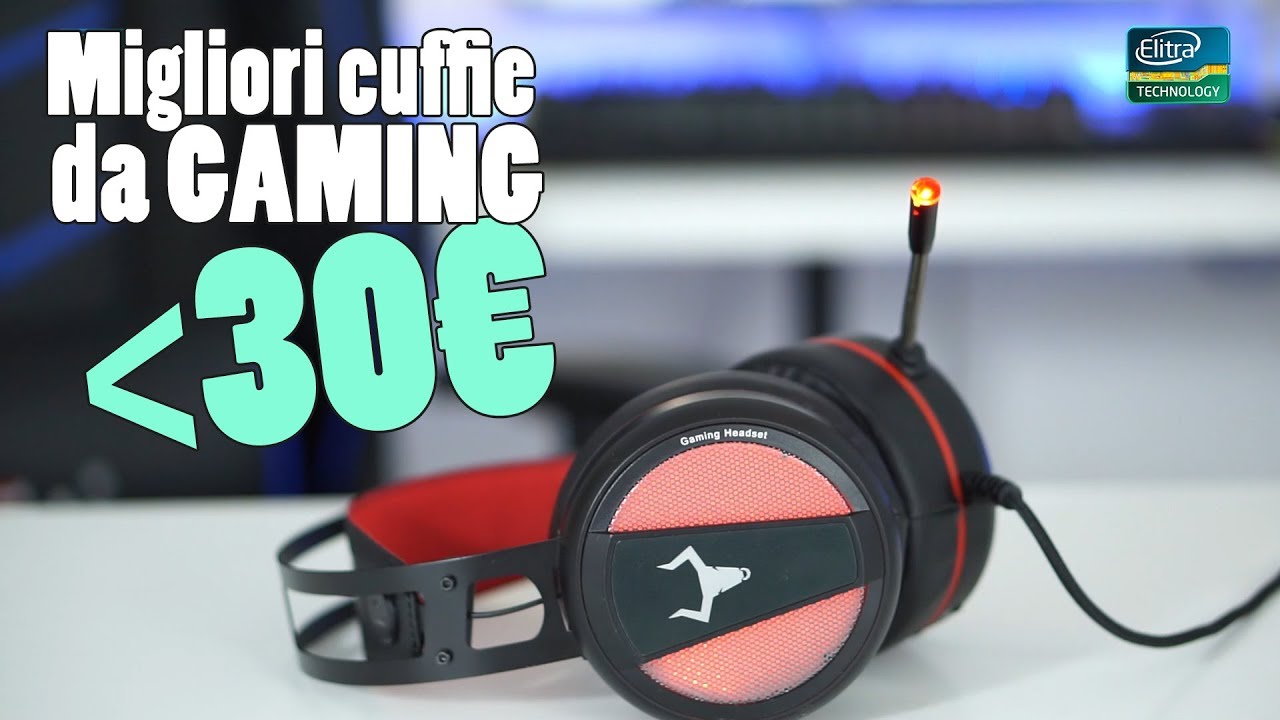 MIGLIORI Cuffie da GAMING 30€ - iTek Taurus H800