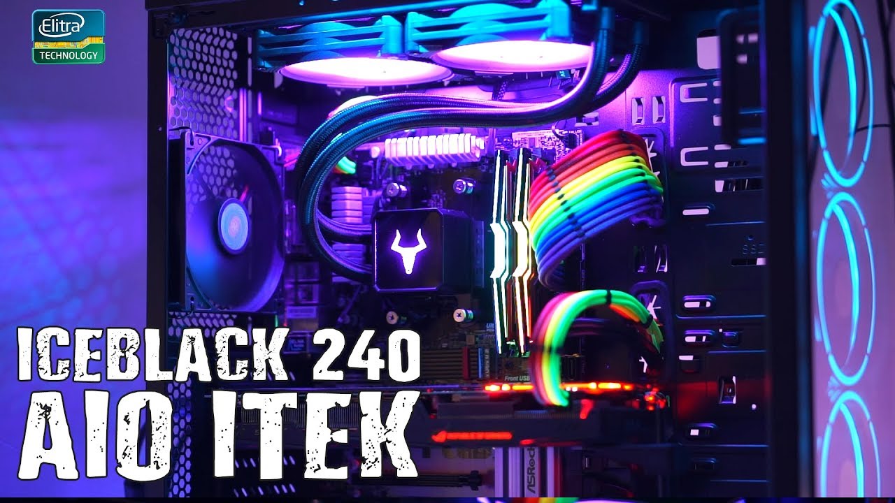 Dissipatore a liquido AIO iTek ICEBLACK 240