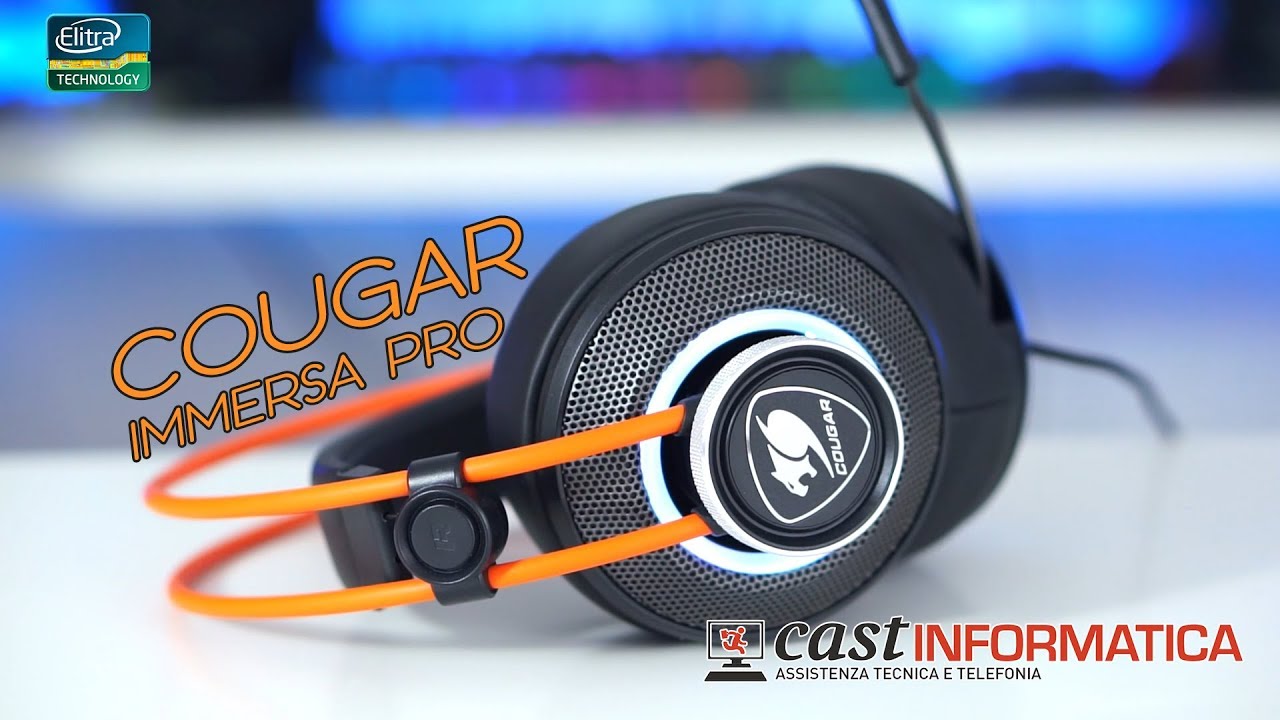 Recensione Cougar Immersa Pro - Cuffie da gaming RGB 7.1