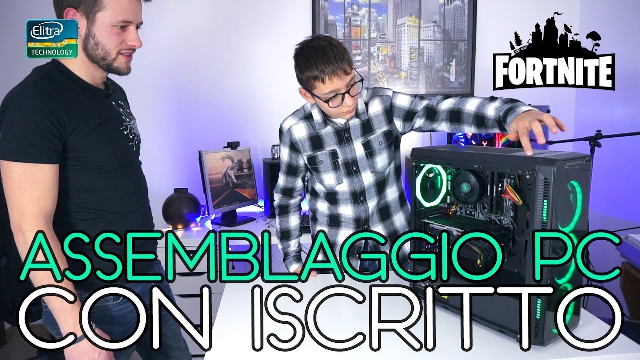 #configurazione #montaggio Montiamo il PC di un ISCRITTO per FORTNITE