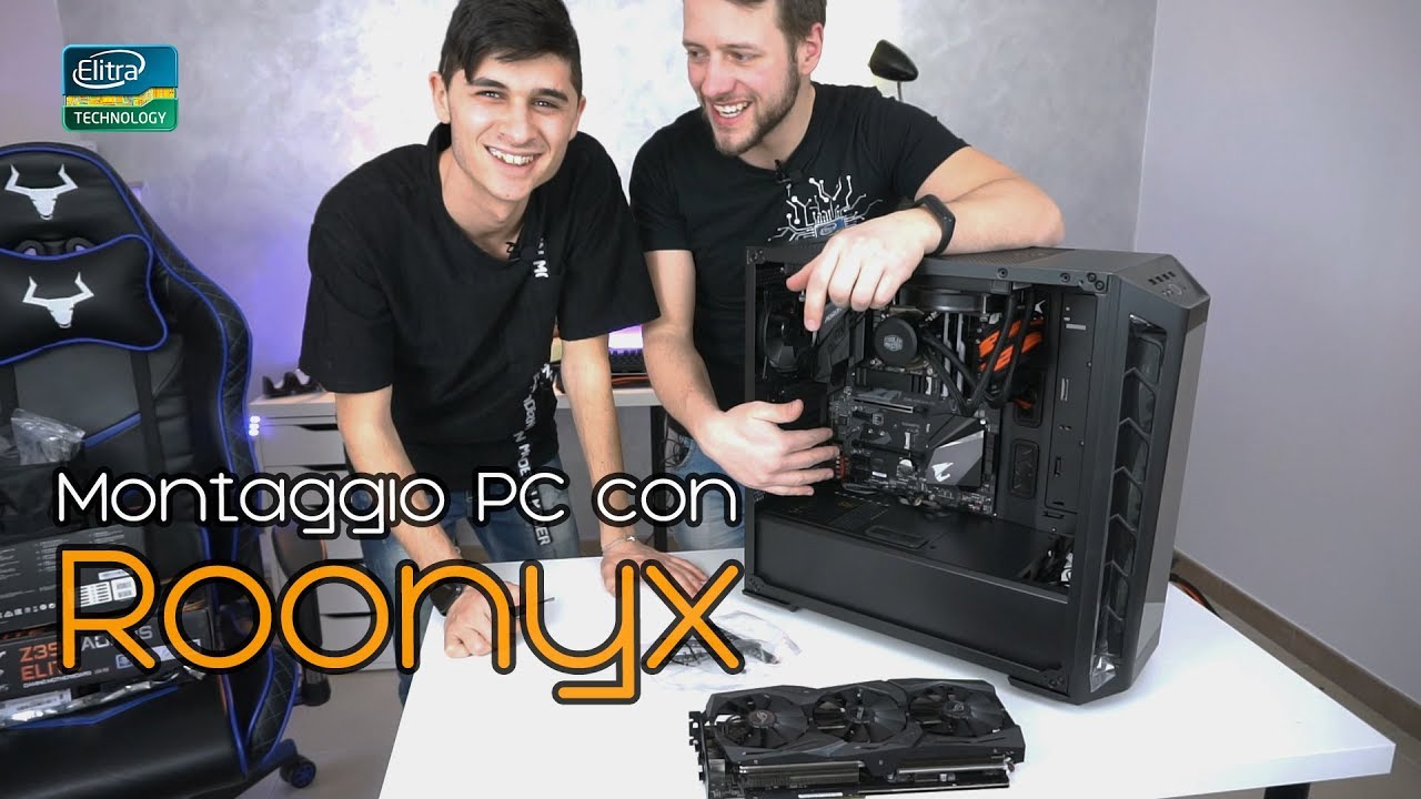 #montaggio #configurazione Roonyx monta un PC da 1800€