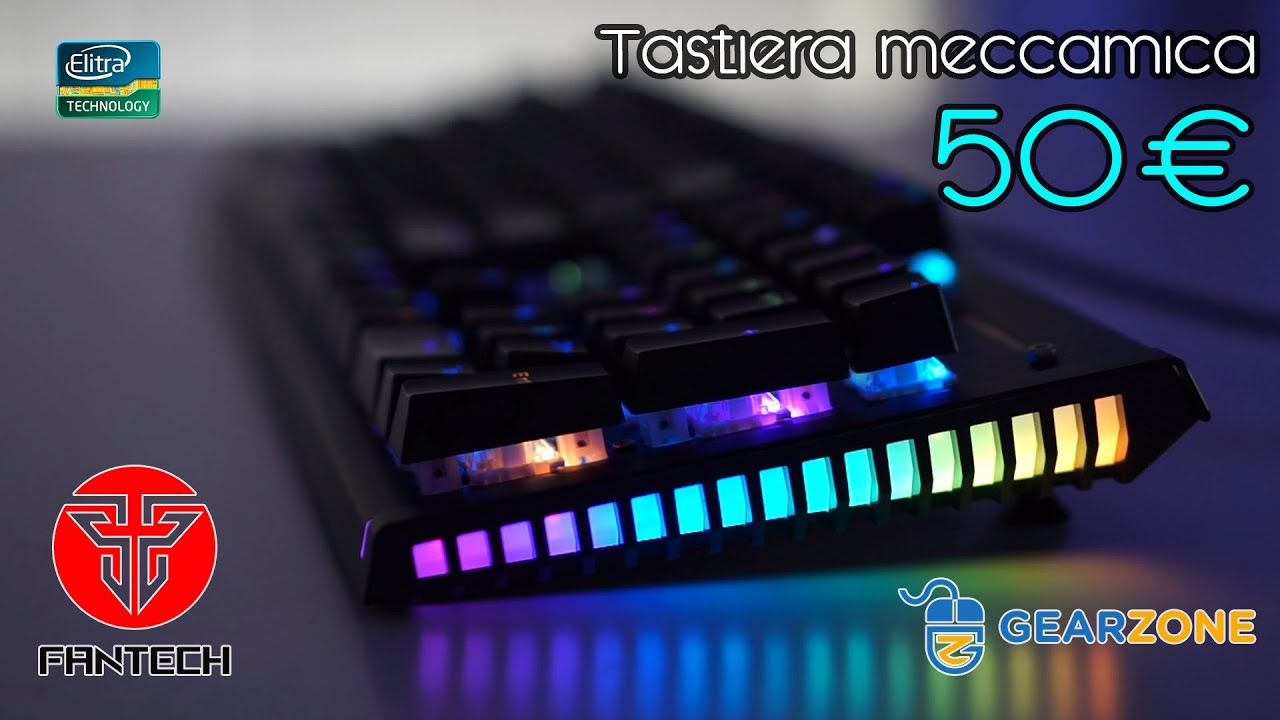 Tastiera MECCANICA FANTECH MK883 | Economica - ARGB - Switch blu