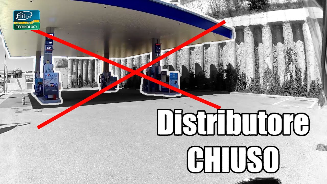 Sono a RISERVA ed il distributore è CHIUSO
