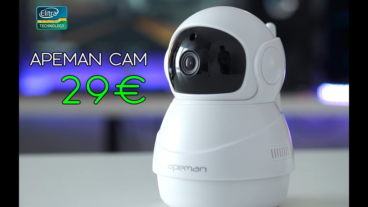 #sicurezza #videosorveglianza Telecamera Motorizzata Full HD a 29€ - APEMAN ID73