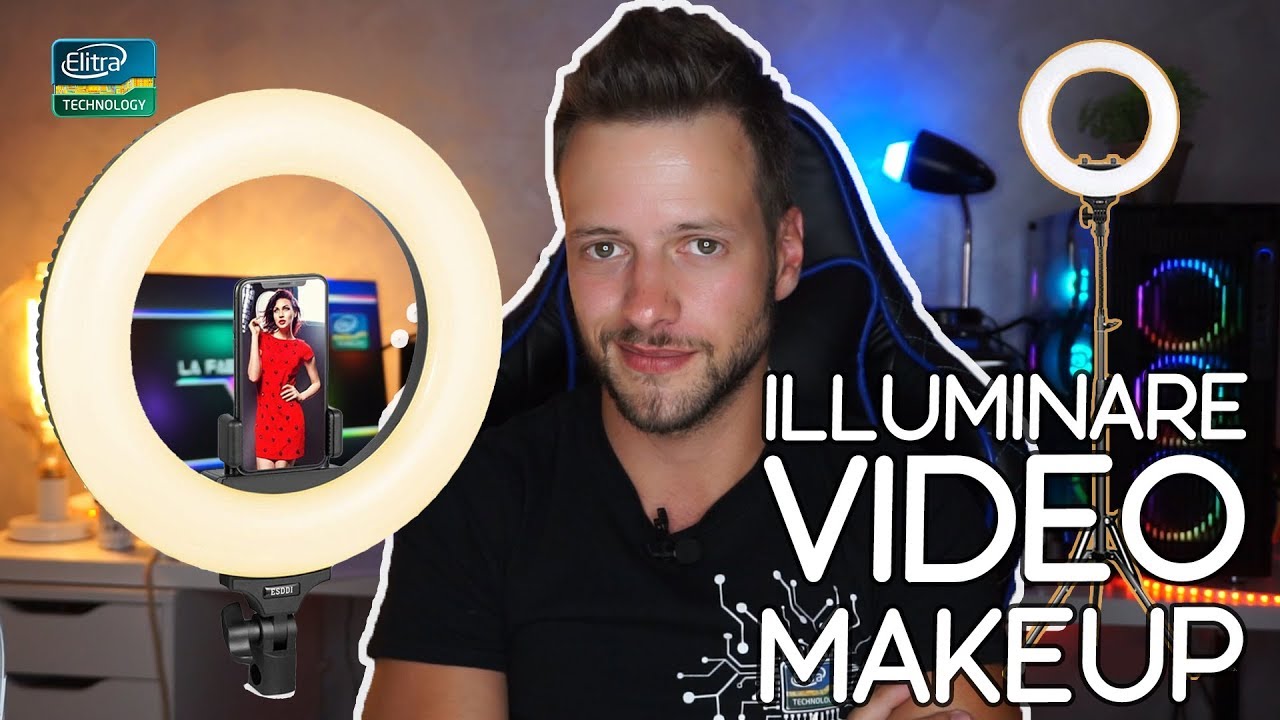 Illuminare video e prodotti - Lampada LED RING ad ANELLO