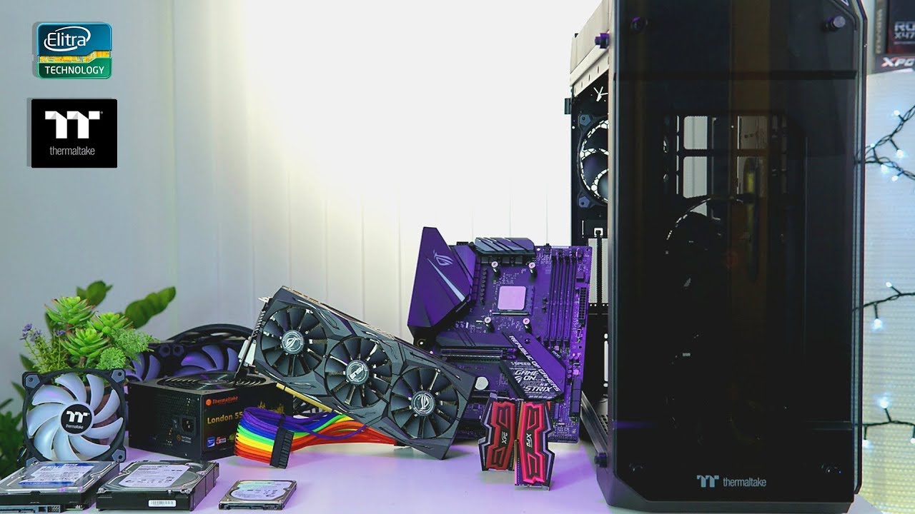 Time Lapse GAMING PC Build 2000€ | Thermaltake View 71 TG RGB