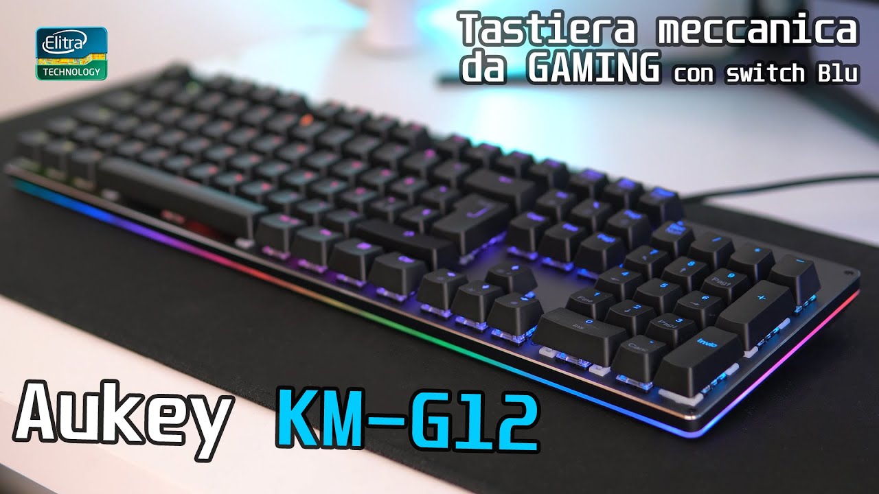 Tastiera meccanica AUKEY KM-G12 | PER GAMER