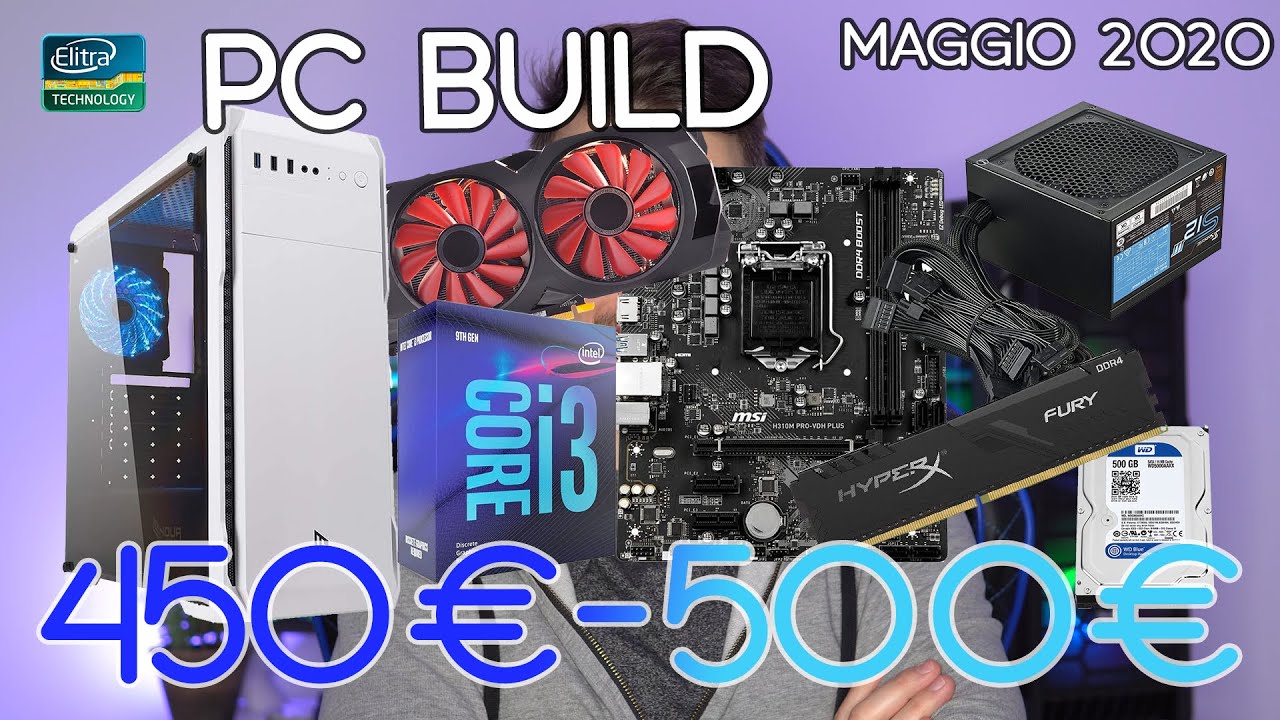 PC BUILD 450€ - 500€ da Gaming | INTEL + Scheda video DEDICATA