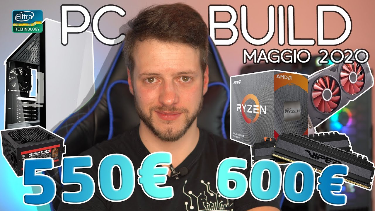 PC Build 550€ - 600€ con Ryzen 3 3100 | Maggio 2020
