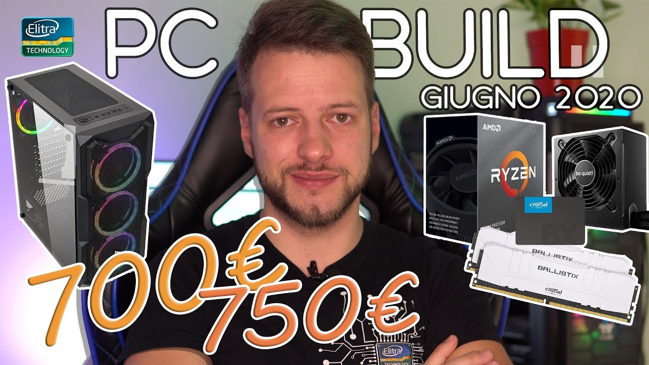 PC Build GAMING 700€ - 750€ EDITING STREAMING | Ryzen 5 GTX 1660 Super
