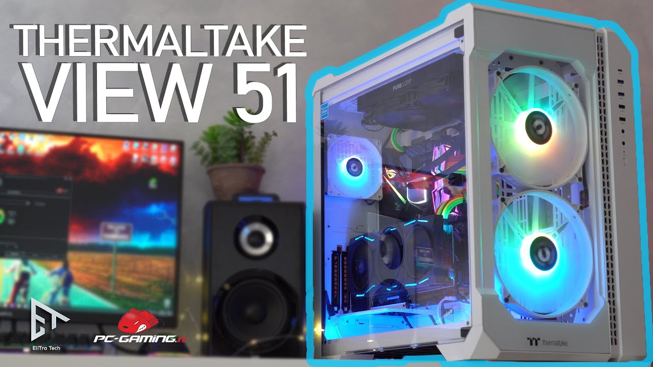 Thermaltake View 51 TG Snow ARG – Big Cube Case