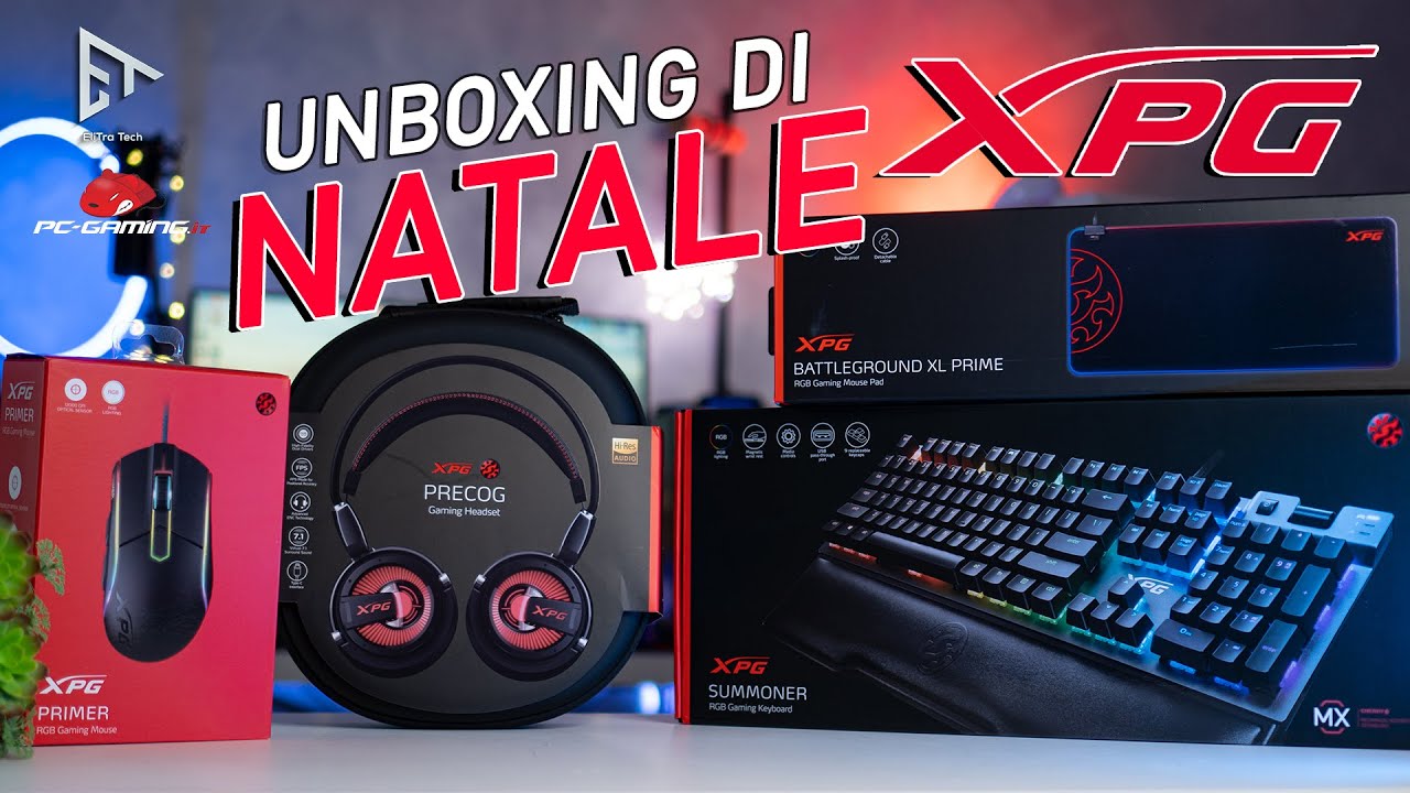 Unboxing REGALI DI NATALE - Periferiche ADATA XPG