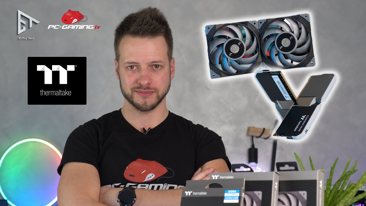 RAM TOUGHRAM XG RGB 4000MHz e Ventole TOUGHFAN 12 Turbo | Due bombe THERMALTAKE
