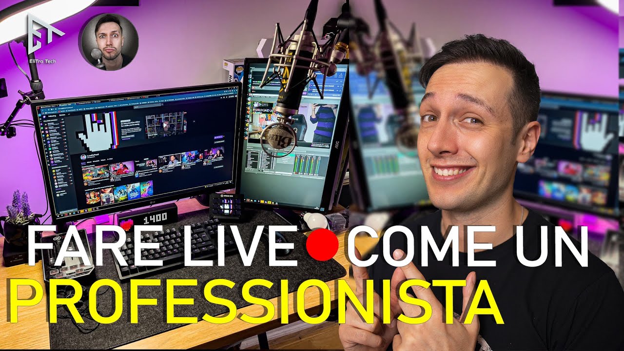 Come STREAMMARE come un PROFESSIONISTA con @LucaDePazzi