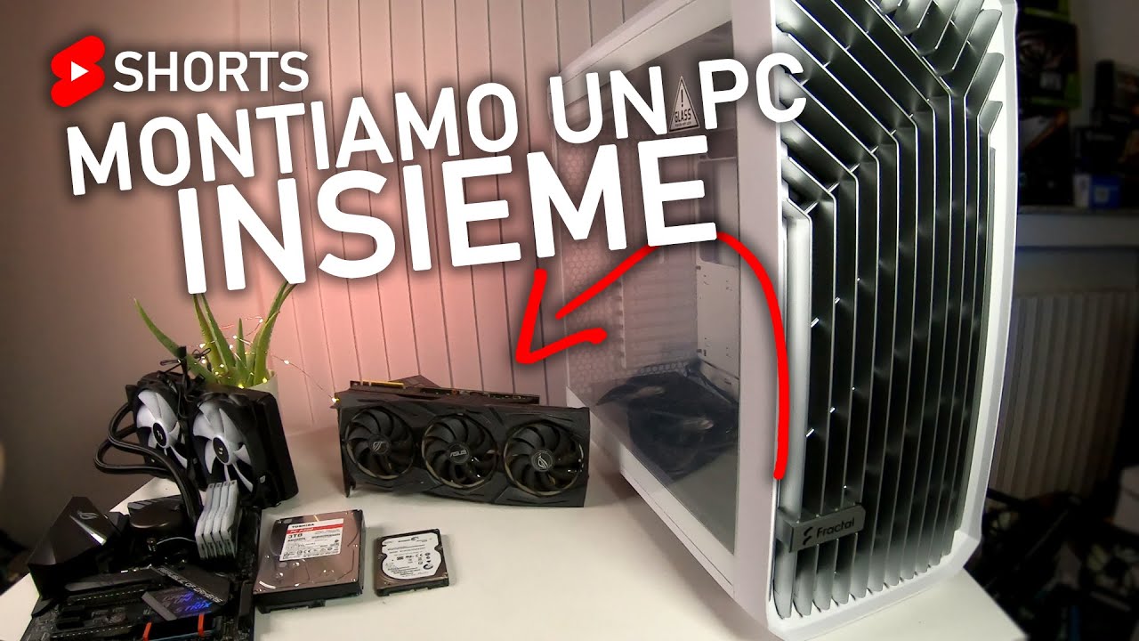 Montiamo un PC in prima persona #shorts #pcbuild #POV