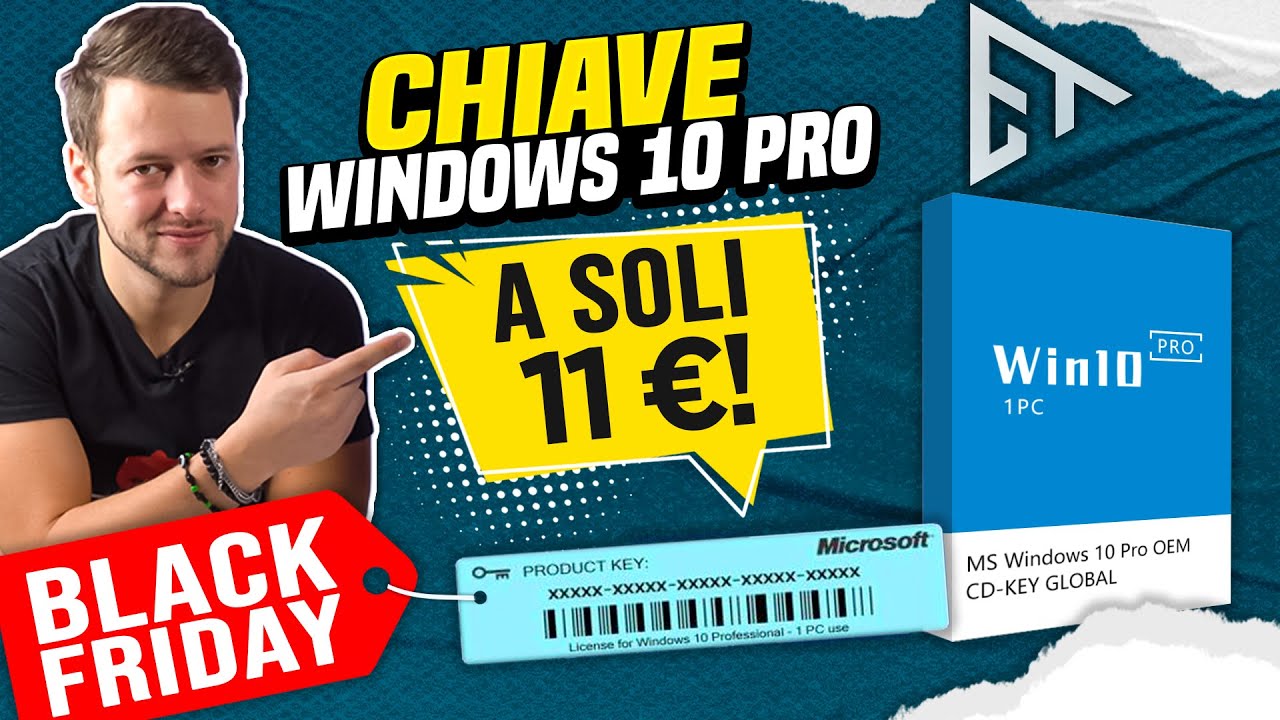Offerte BLACK FRIDAY | Windows 10 Pro solo 11€ 😎
