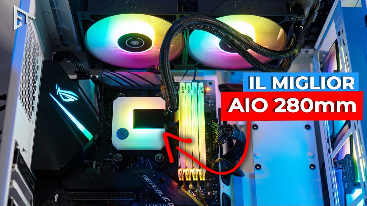 EK AIO 280mm D-RGB | Il dissipatore a liquido più longevo