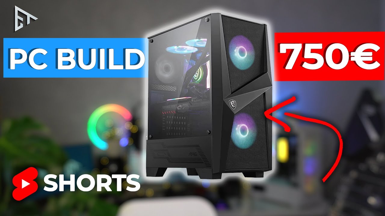 Configurazione PC Gaming 750€ per Full HD #shorts #gtx #pcbuild