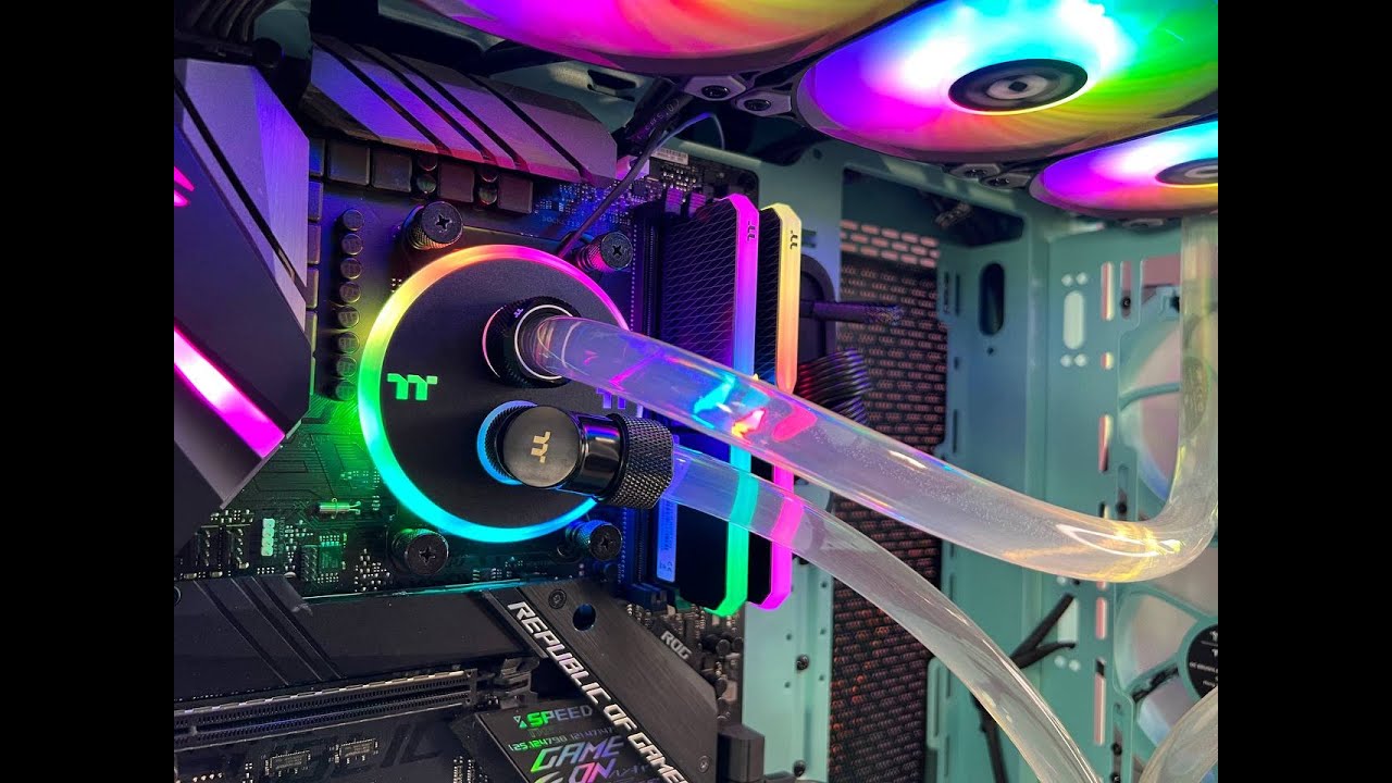 SPOILER - Dissipatore a liquido custom - come si montano i raccordi? #shorts #liquidcooling