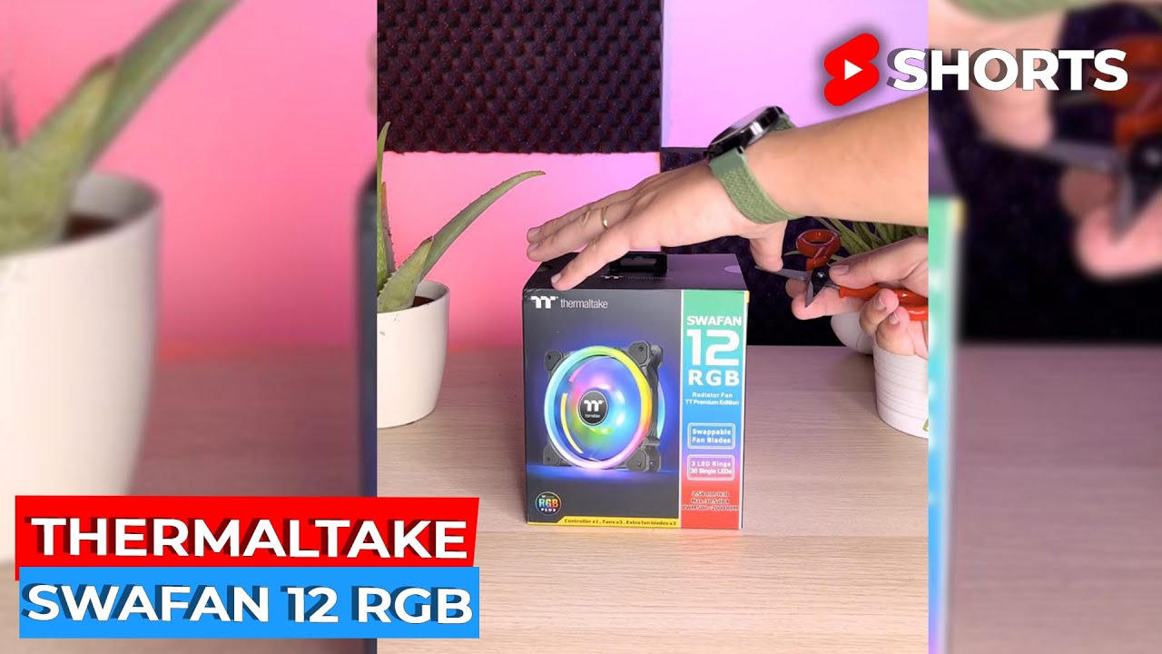 Swafan 12 RGB ventole Thermaltake @Thermaltake Global #shorts