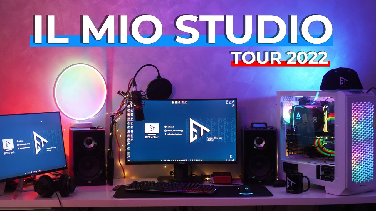 IL MIO STUDIO Tour - La mia Postazione da GAMING EDITING STREAMING 2022
