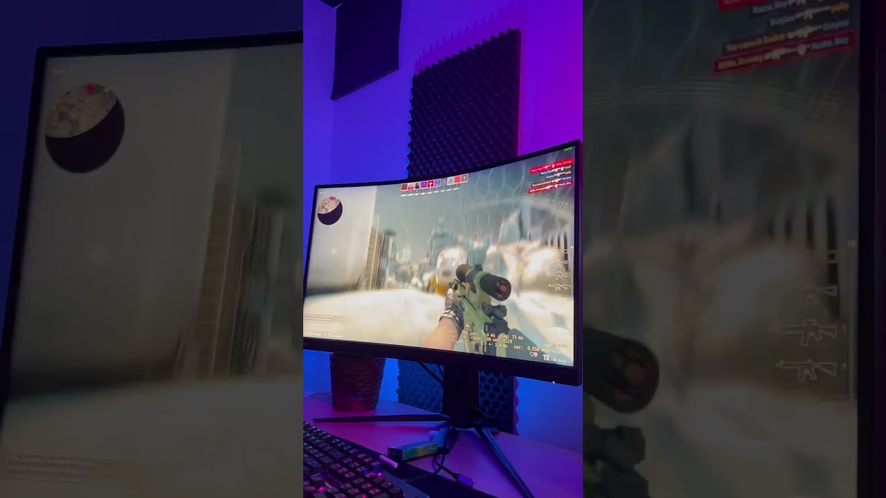 MSI Artymis 273CQRX Monitor QHD 240Hz 1ms #shorts