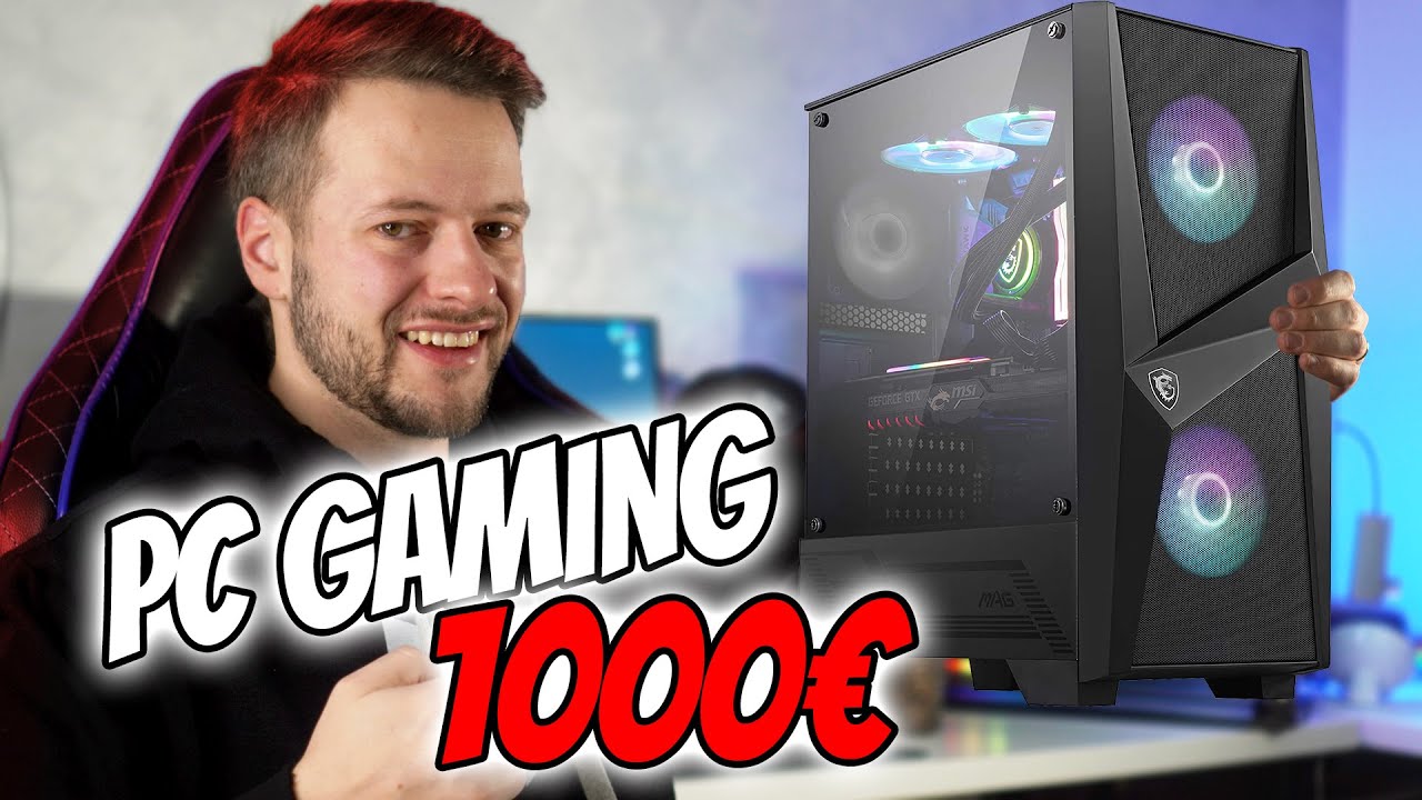 PC Gaming Editing Streaming 1000€ Full HD 144Hz