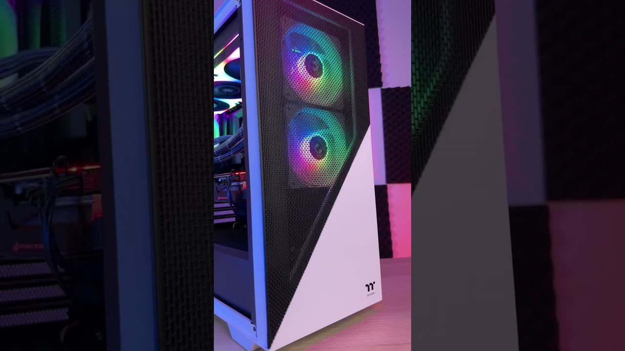Assemblaggio PC Thermaltake Divider 370 + Toughfan 12 ARGB #shorts