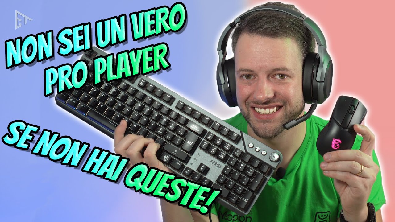 Periferiche da GAMING per VERI GAMER - MSI Tastiera mouse e cuffie