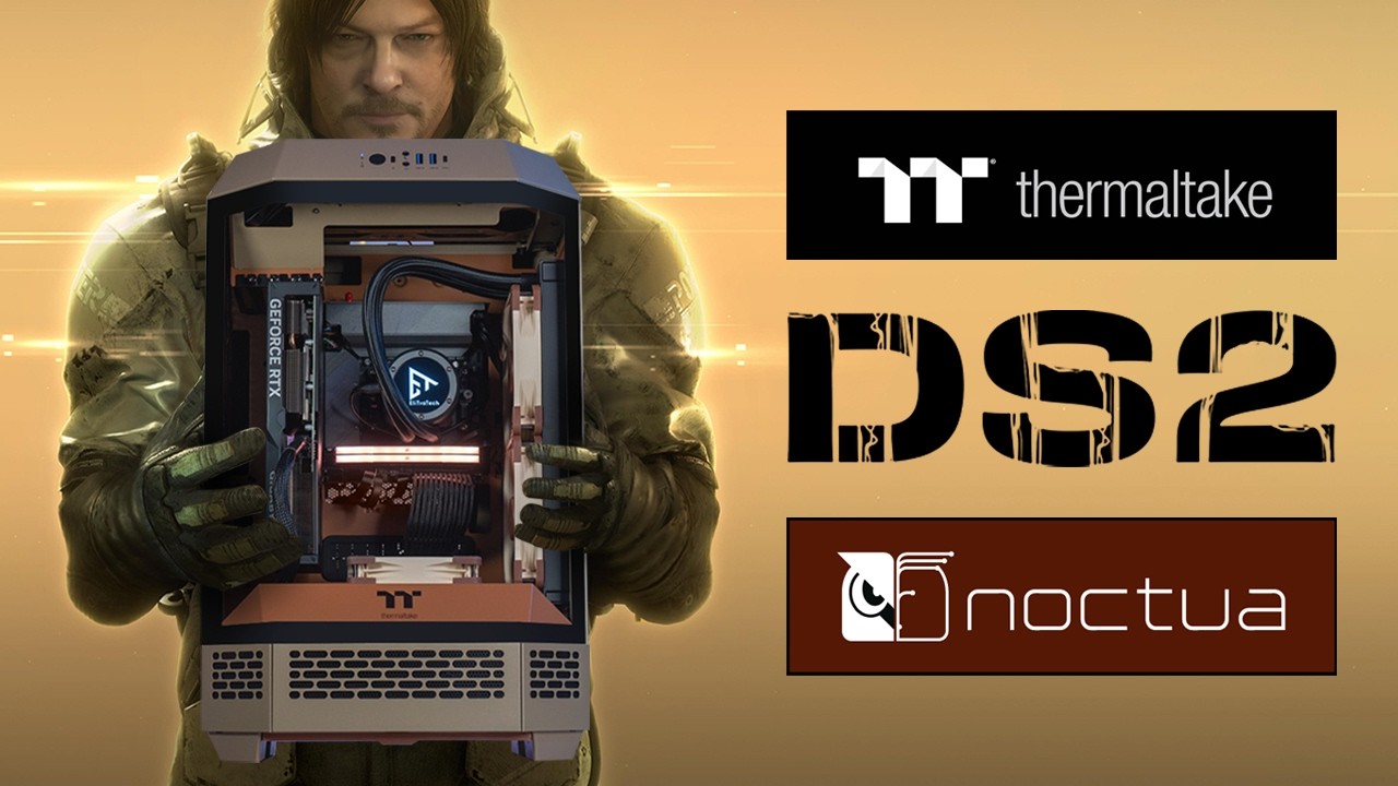 DEATH STRANDING PC BUILD - THERMALTAKE THE TOWER 300 & NOCTUA