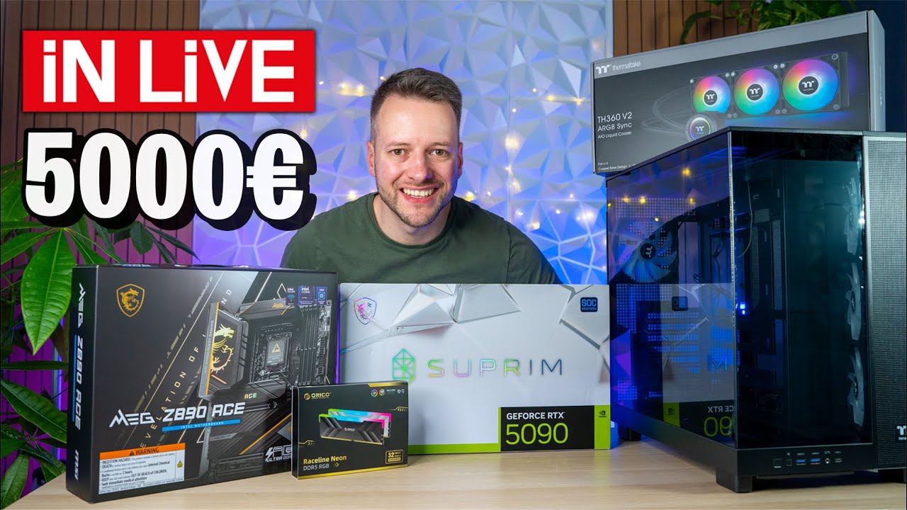 Assembliamo un PC da 5000€ RTX 5090 + Ultra 9 dentro un Thermaltake View 380 XL TG ARGB