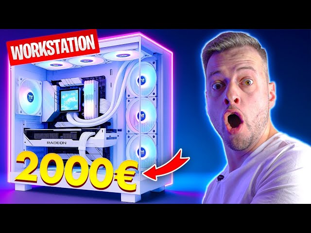 PC BUILD 2000€ Full White: Il Miglior PC per PRODUITTIVITA' e MODELLAZIONE 3D [2025]