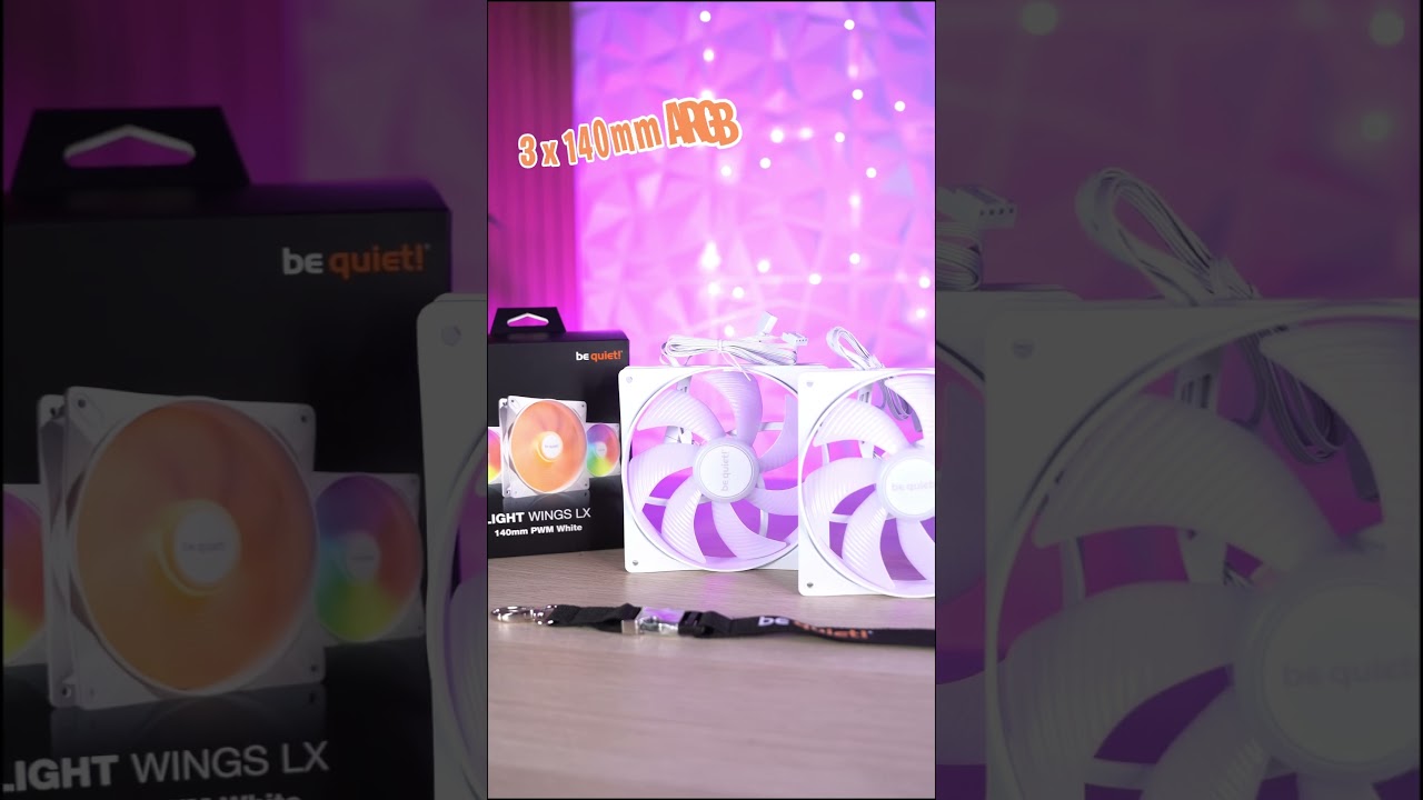 Unboxing BeQuiet! LIGHT WINGS LX 140mm White ARGB