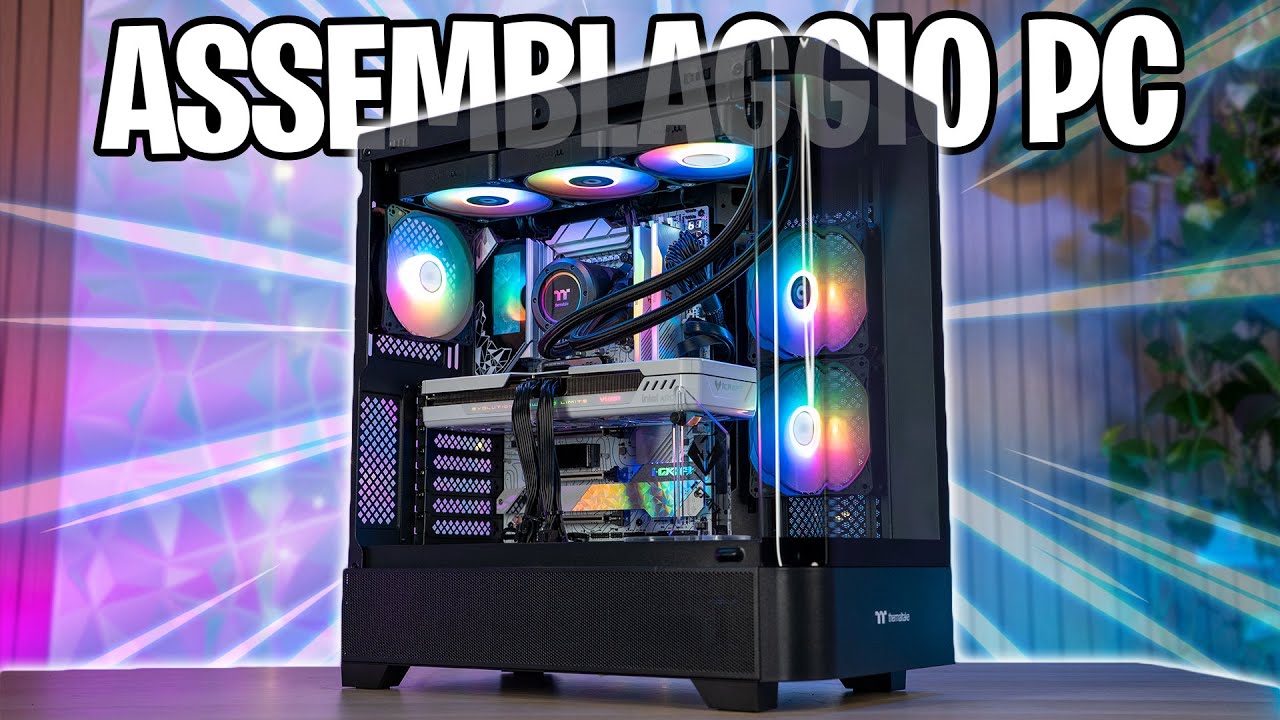 PC BUILD TIME LAPS  con THERMALTAKE VIEW 290 + Z890 + INTEL ARC